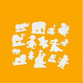  Perlebrett MIDI  15 stk. - Dyrehage