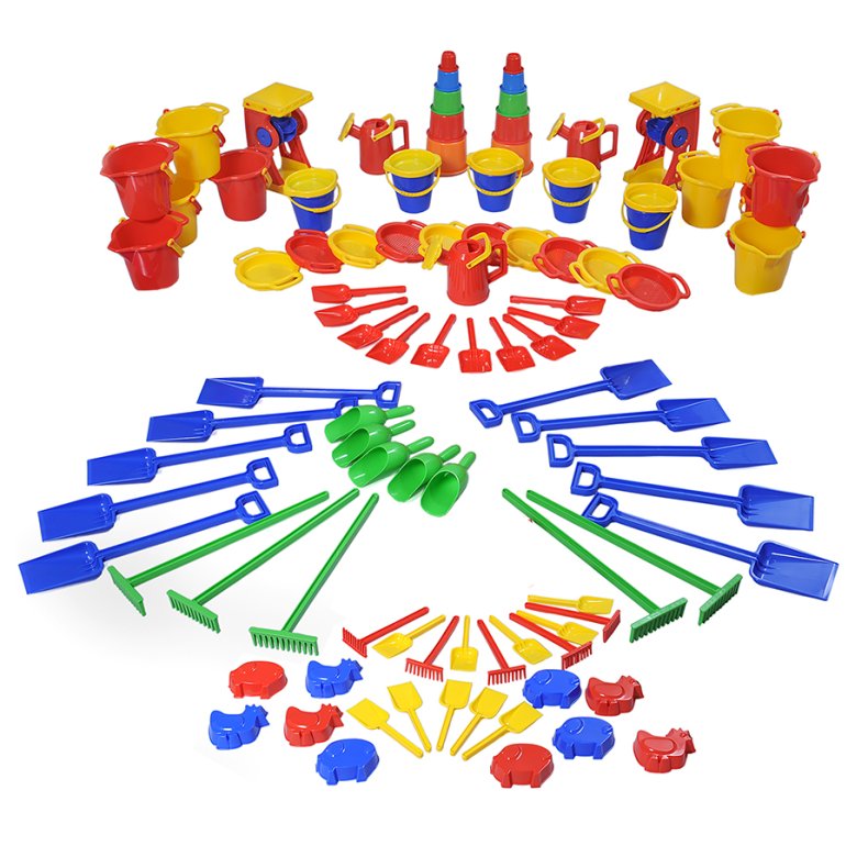 Sandkassepakke - 100 DELER