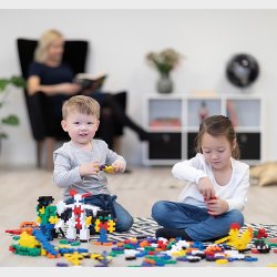  Plus Plus MINI -BASISFARGER boks med 6000 biter