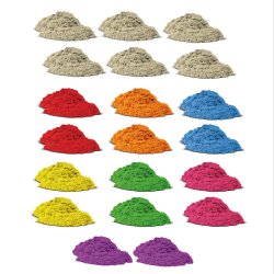 Terapisand 20 kg sand - Mixpakke